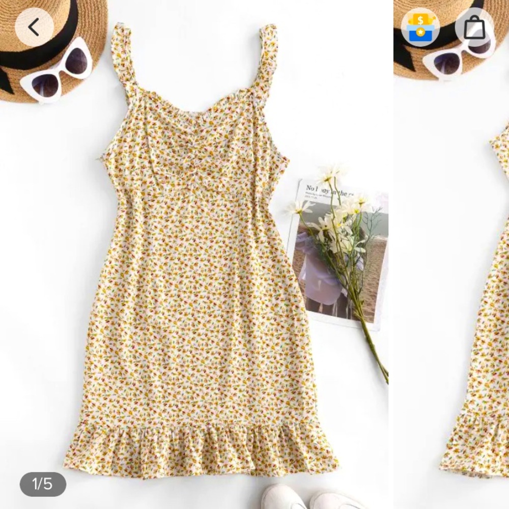 ZAFUL Sunflower Sundress